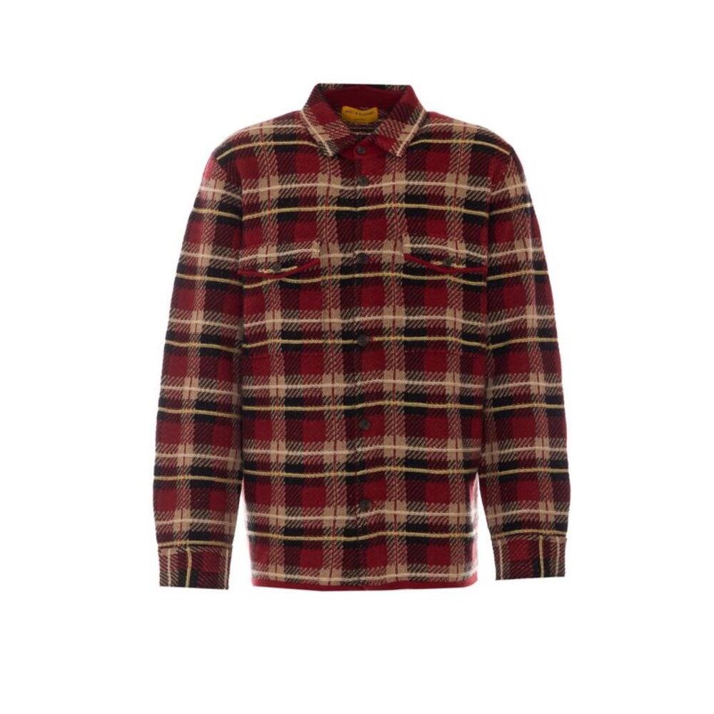 Guest In Residence Men Plaid Work Shirt
